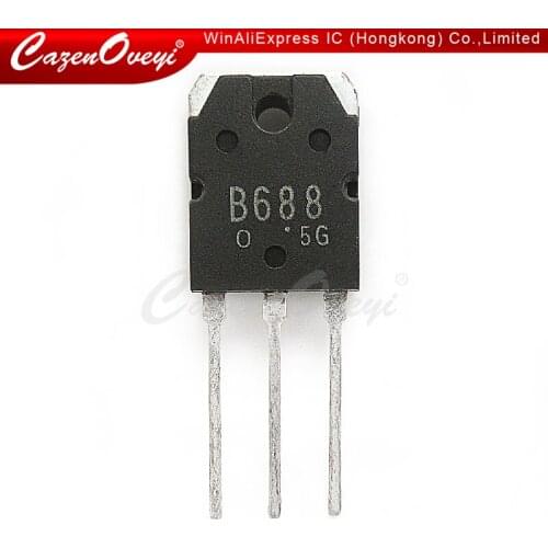 4pcs/lot =2pairs 2SB688 2SD718 ( 2pcs B688 + 2pcs D718 ) TO-3P In Stock