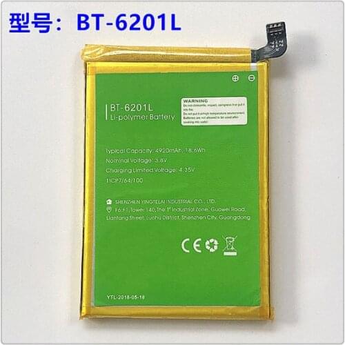 Original Leagoo BT-6201L phone battery 4920mah 3.85V for Leagoo BT-6201L phone