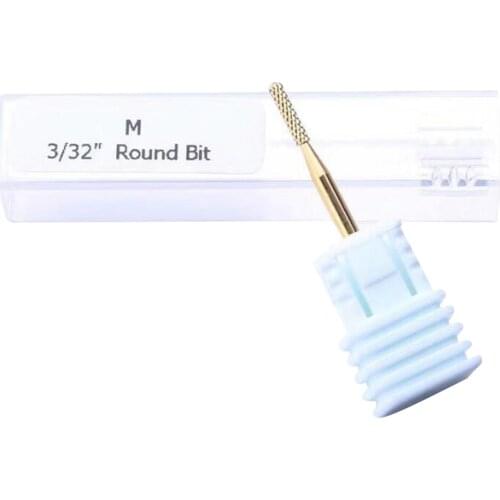 Diamond 3/32'' Rotary Nail Art Drill Bit Acrylic UV Gel Grinding Files Bits