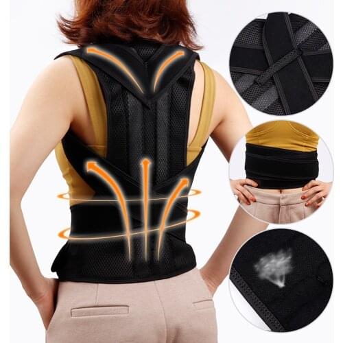 Posture Corrector for Men and Women Back Posture Brace Clavicle Support Stop Slouching and Hunching Adjustable Back Trainer