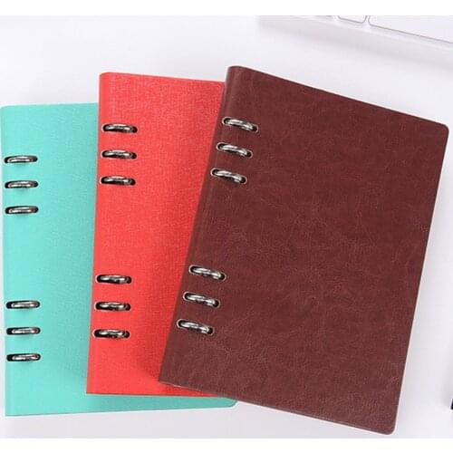 A5/A6 PU Notebook Notepad Loose-leaf Diary Business Journal Planner Organizer