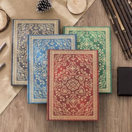 Extra Thick Retro Horizontal Line Notebook B5 European Style Hardcover Notebook Student Stationery 1PCS