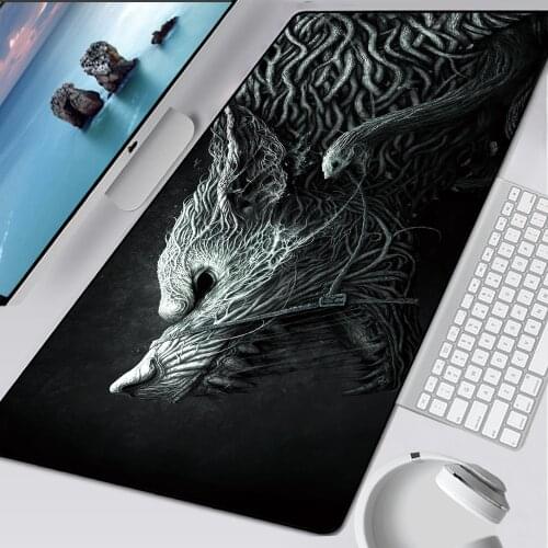 Large Extended Cool Gaming Mouse Pad Locking Edge Computer Mousepad 800x300mm Keyboard Rubber Mats XL Gamer Non-slip Rubber Pad