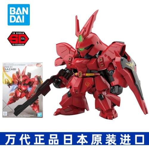 NewBandai BB Fighter SD EX Char Special Sazabi Action Figure Gundam Toys Decoration Model Childrens Gift Anime Characters
