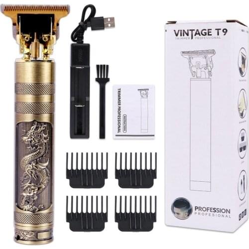 Electric Cordless Hair Clipper Men Barber Professional Waterproof All Metal Hair Trimmer Hair Cutting Hair Styling Cutter