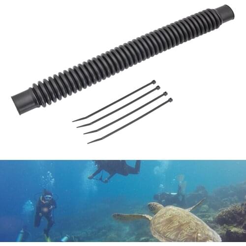 Flexible Diving BCD Hose Durable Buoyancy Compensator Jacket Style BC Airway Hoses 1''/ 3/4'' Inner Dia. Inflator Pipe