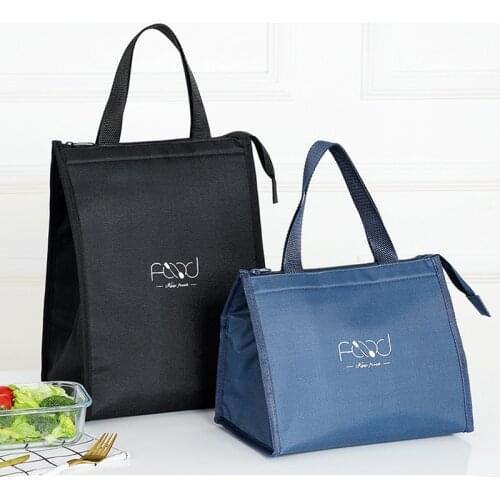 Insulation Large Portable Waterproof Lunch Bag Thick Aluminum Foil Capacityhand Pack Thermal Breakfast Box Picnic Travel