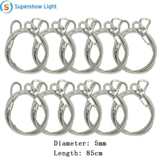 85CM Safety Cable Steel Wire Stage Light Safety Ropes Security Cable Equipment Bar DJ Disco Party Show Led Moving Head Par Light