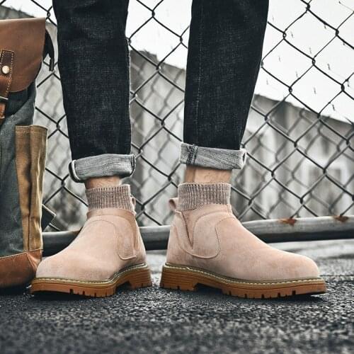 Brown Sneaker loafers leisure man High leather male for top hombre shoe negras Mens mens mens high Casual shoes black flat men