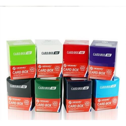 High Quality Cards Box for 100+ PCS Cards Card Case Container Holder Collection for Board Games TCG CCG MTG YuGiOh