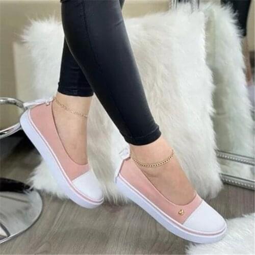 Large size sports womens canvas shoes new fashion casual women shoes comfortable breathable platform sneakers womens loafers