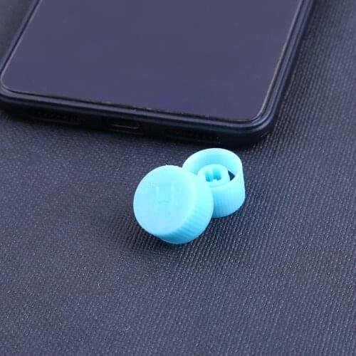 1Pair Car Air Conditioner Refrigerant Dust Cover Valve Core Caps High Low Side Port Cap Auto High Low Pressure Caps Accessories