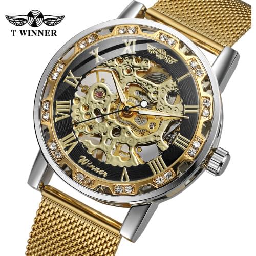 Forsing Mens Personality Trend Hollow Dial Automatic Mechanical Wristwatches Fashion Stainless Steel Waterproof Watch Man