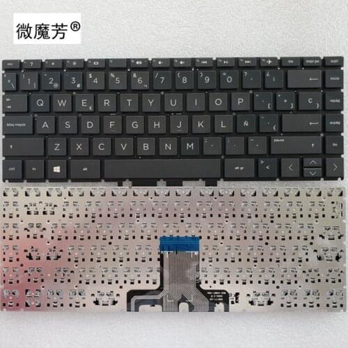 New SP laptop keyboard for 14S-DK/DP/CR 14s-CF 14-CE/CF 14S-DF 14-DK Spanish