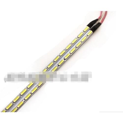 2pcs New!!48 inch LED Aluminum Plate Strip Backlight Lamps Update Kit for LCD Monitor TV Panel 2 LED Strips 530mm new