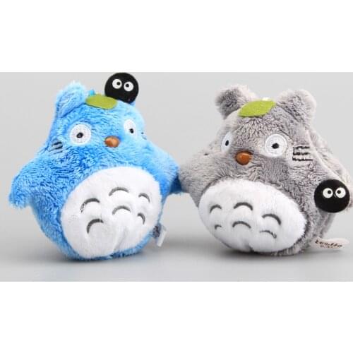 Wholesale 10 Pcs/LotMy Neighbor Totoro Kawaii Plush Pendant with Keychain Cute Mini Soft Stuffed Dolls 4" 10 CM