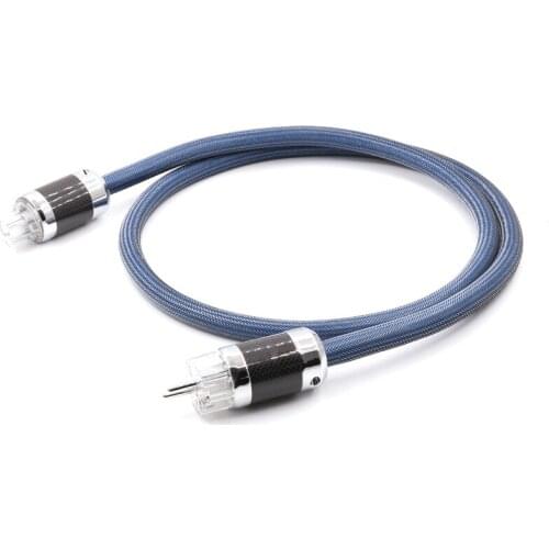 P111 OCC Silver Plated AC Schuko Power Cord Cable