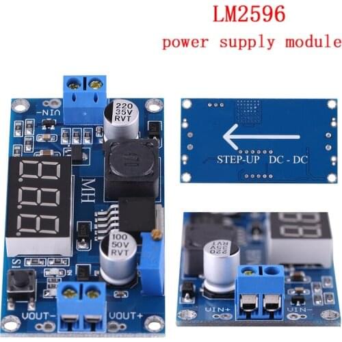 3A Adjustable DC-DC LM2596 Input 2.5V~40V Output 1.25V~37V DC-DC Step-Down Power Supply Regulator Module DC Buck Converter