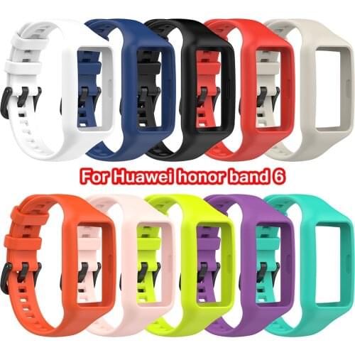 Silicone Strap For Huawei Band 6 Breathable Replacement Bracelet Wristband for Huwei Honor Band6 Watchband New