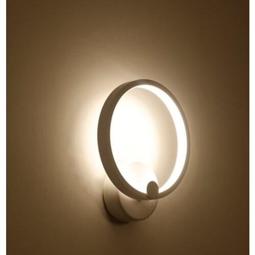 Modern led sconce wall lights for bedroom study living balcony room Acrylic home decoration led wall light lamp fixture