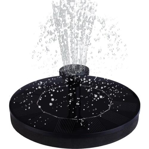 Outdoor Solar Powered Bird Bath Water Pump For Pool, Garden Decoration Aquarium Fountains Yard Decor Floating Waterfall #G2