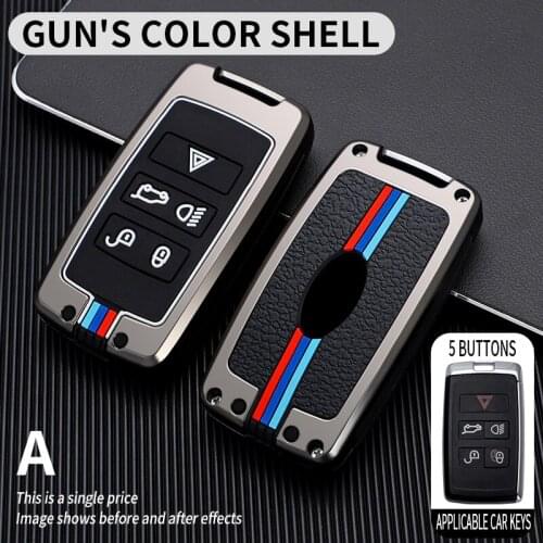 High Quality Car Key Case Holder Keychain For Land Rover Range Rover Discovery 5 Sport 2018 2019 For Jaguar XEL E-PACE 2019