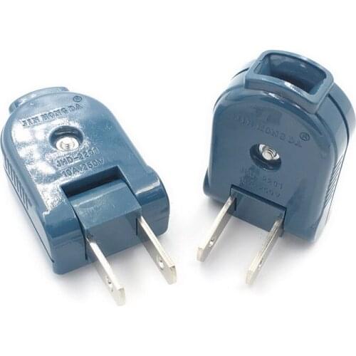 Japanese plug Butt Electrical Plug Socket Power Connector Cable Cord US Female Male Converter Adaptor 10A 125V Pure cupper plug