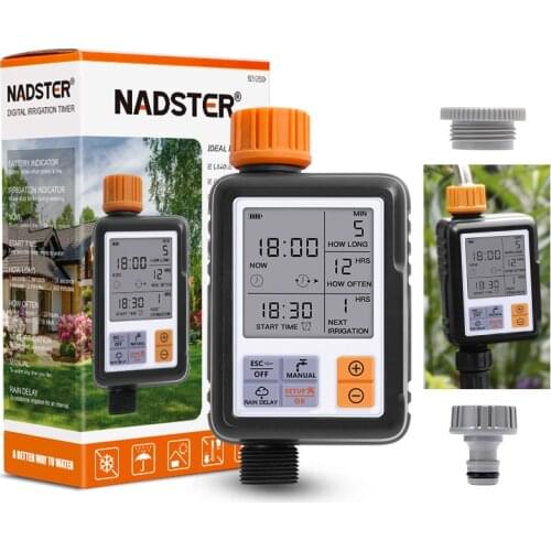 LCD display electronic automatic timer sprinkler controller outdoor garden water controller automatic irrigation watering tool