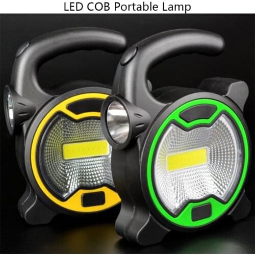 1PCs COB Work Lamp LED Lantern Waterproof Emergency Spotlight Rechargeable Camping Light