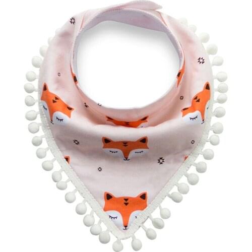 1pc Baby Bibs Boys Accessories Newborn Girls Cotton Soft Toddler Triangle Scarf Infant Saliva Towel