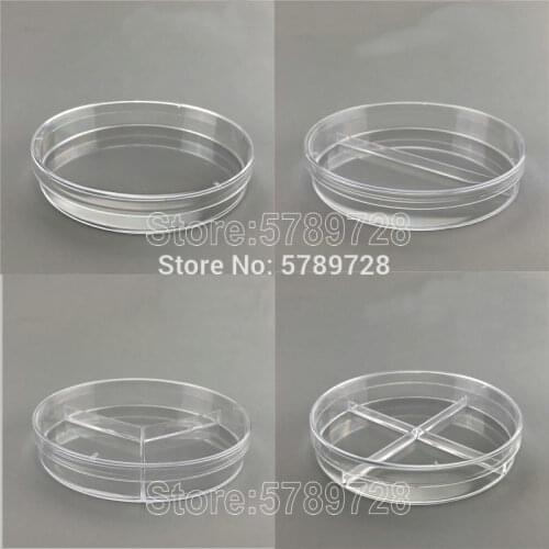 10pieces/pack Lab 90mm Disposable Sterile Plastic Petri Dishes Lab Cell Tissue Culture Dish