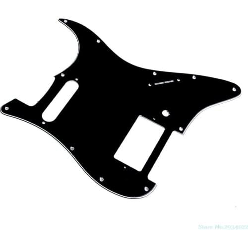 New Three Ply Black Guitar Pickguard For Stratocaster HS Single Strat Humbucker Drop Ship