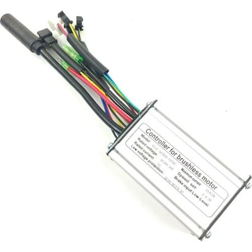 36v 48v 250w 350w 6 Tubes Controller For Kt System Display Bldcm Electric Bicycle E-bike 7A KT-15A Waterproof Or Sm Square Wave
