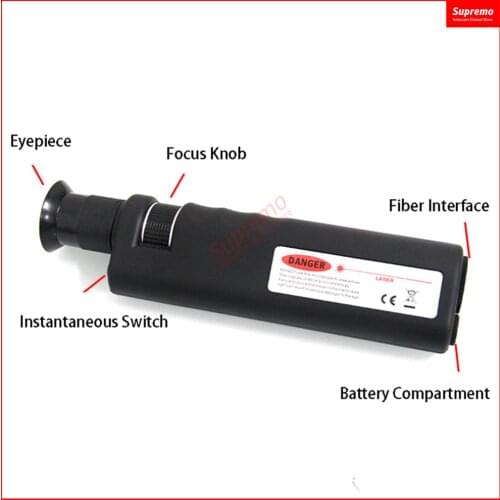 400X and 200X Fiber Optical Inspection Microscope with 2.5mm&1.25mm Adapter