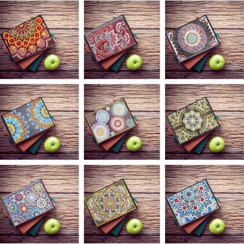 5D Diamond Painting Classic Blank Notebook Special Shape Drill Diamond Mosaic Flower Picture Exquisite Cross Stitch DIY Gift