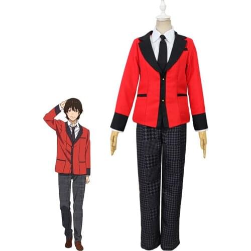 Anime Kakegurui Jabami Yumeko Cosplay Costume Student Uniform Set Halloween Carnival Party Funny Clothes For Adults