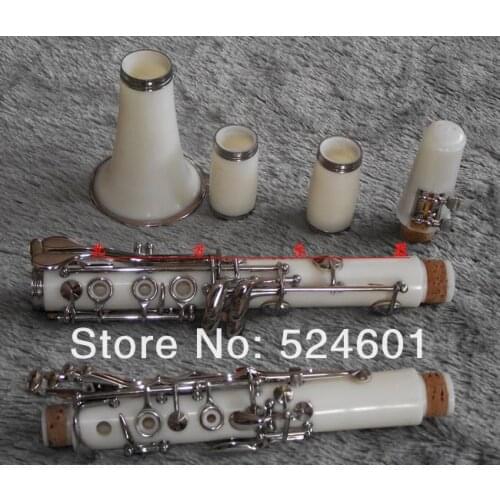 CL-300 17 Key Bakelite Clarinet in B Flat Surface Nickel Silver Plated High-grade Bb level Playing Clarinet Musical Instruments
