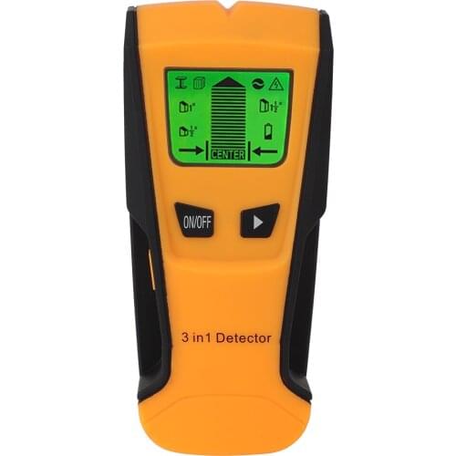 3 In 1 Wall Stud Center Finder Metal AC Live Wire Detect Scanner Electric Box Wall Detector