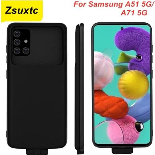 For Samsung Galaxy A71 5G A51 5G Battery Case 5000 Mah Smart Charger Case Power Case Bank For Samsung A51 5G Battery Case