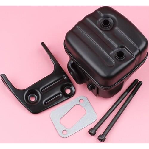 Exhaust Muffler Silencer For Husqvarna 340 345 346 346XP 350 351 353 Bracket Bolts Gasket Kit Chainsaw Spare Tool Parts