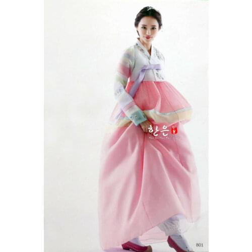 Hanbok Dress Custom Made Korean Traditional Woman Hanbok Korean Bride Wedding