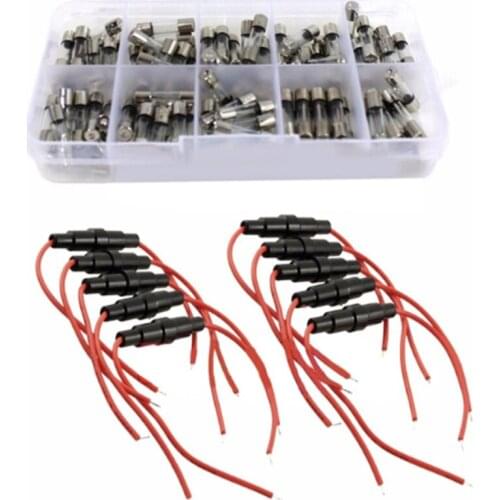 Fast Glass Fuse Kit In Package 0.2A 0.5A 1A 2A 3A 5A 6A 8A 10A 15A /250V 5*20 Insurance Tube Package
