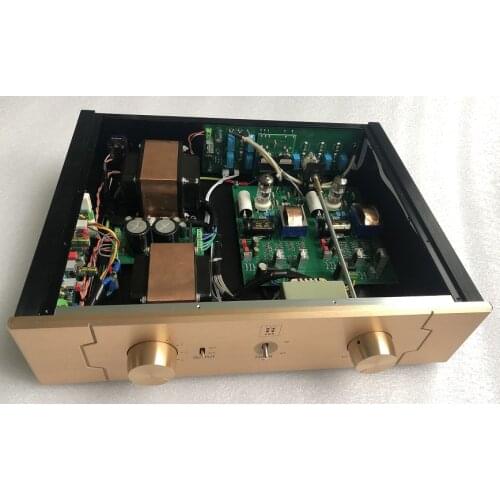 NEW GDX-2 E88CC 6922 tube preamplifier, with balanced built-in regenerative power supply, NOS tube A3E88CC ,DACT24 potentiometer
