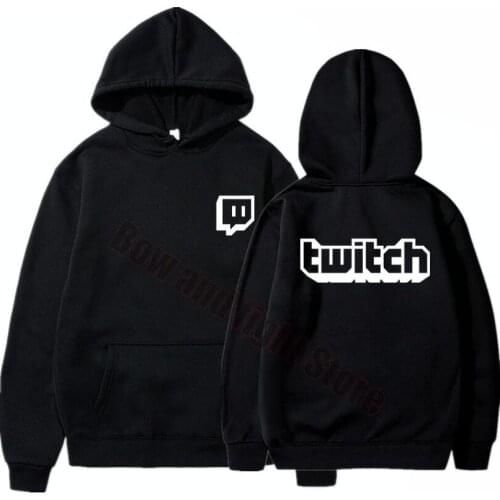 Fashion Brand Twitch Tv Mens Hoodies Purple Gaming Top Gamer Men and women Sweatshirt hoody Tops