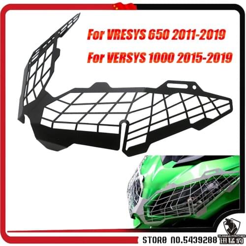 Motorcycle Headlight Head Light Guard Protector Cover Protection Grill For KAWASAKI VRESYS 650 2011-2019 VERSYS 1000 2015-2019