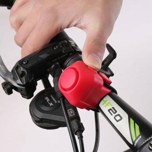 Newest Durable Bicycle Bell Warning Safety Bike Handlebar ABS Ring Bell Mini Electric Horn Handle Bar Alarm Cycling Accessories