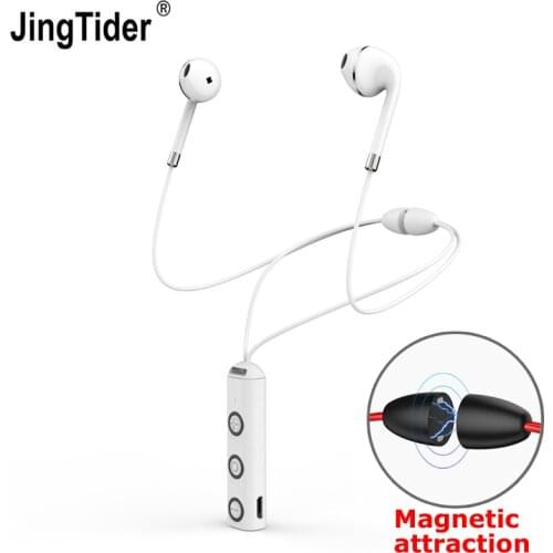 New Sport Bluetooth Earphone BT313 Magnetic Wireless Music Headphones Running Headset Earpiece With Mic Stereo Fashion Earbud