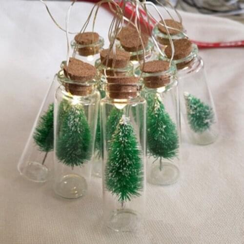 Battery power 1.6M 10leds Wishing Bottle+ flower/Christmas Tree child room/garden/Christmas/decoration/holiday led string light