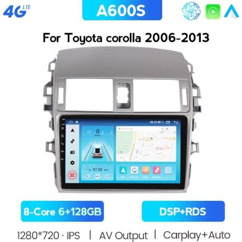 Support Cooling Fan For Toyota Corolla 10 E140 E150 2006 - 2013 Car Radio Multimedia Video Player Navigation GPS Rds 2din 2 Din