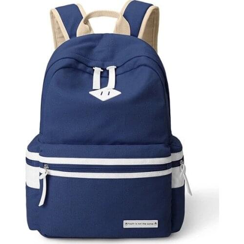 Backpack For Teenage Girls Student Bag College Wind Simple Large Capacity Laptop Backpack Women Canvas Backpack Female Mochila